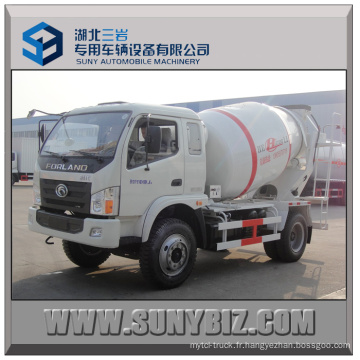 5cbm 6cbm Forland 4X2 Camion mélangeur de béton